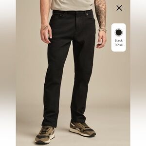 Lucky Brand Men’s 410 Athletic Slim Black Jeans Size 36X34